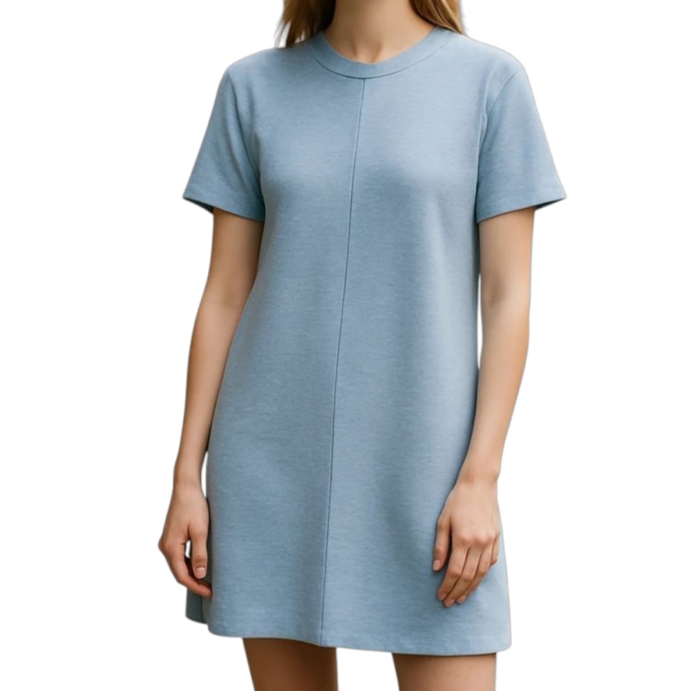 NWT Steve Madden Casual Light Blue T-Shirt Dress M